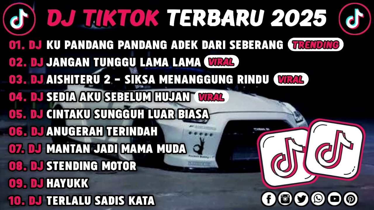 DJ TIKTOK TERBARU 2025 || DJ CINTA DARI SEBERANG 🎵 DJ JANGAN TUNGGU LAMA LAMA 🎵 FULL ALBUM❗❗
