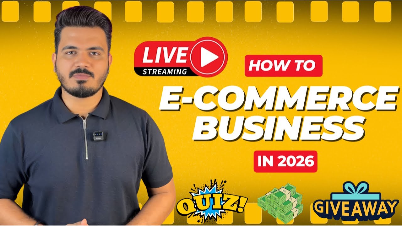 How to start Ecommerce Business in 2026 | Ecommerce Business Live Q&A
