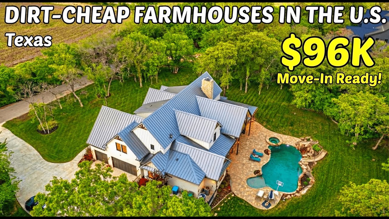 5 DIRT-CHEAP FARMHOUSES For Sale in TEXAS– Hidden Real Estate Goldmines!