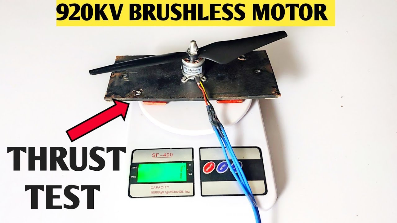DRONE MOTOR THRUST TEST | ये कितना वजन उठा सकता है!!! | IMPOSSIBLE CREATIVITY