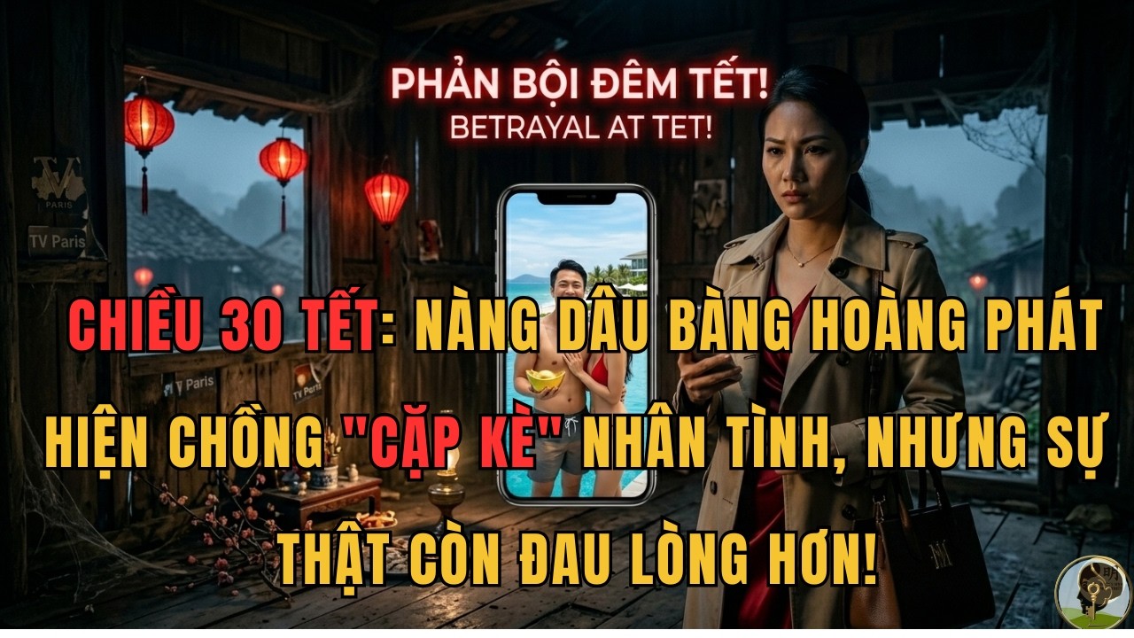 Chiều 30 Tết: Nàng dâu BÀNG HOÀNG phát hiện chồng 