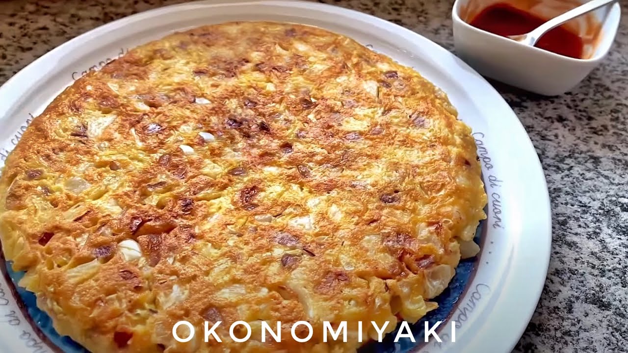Hai un cavolo o una verza? Cucinali così, piacerà a tutti! | La frittata giapponese #okonomiyaki