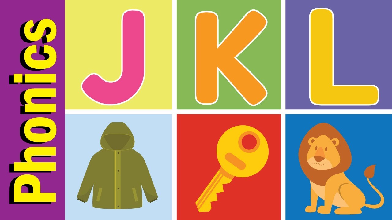 J K L Phonics Chant for Children | English Pronunciation for Children | Fun Kids English