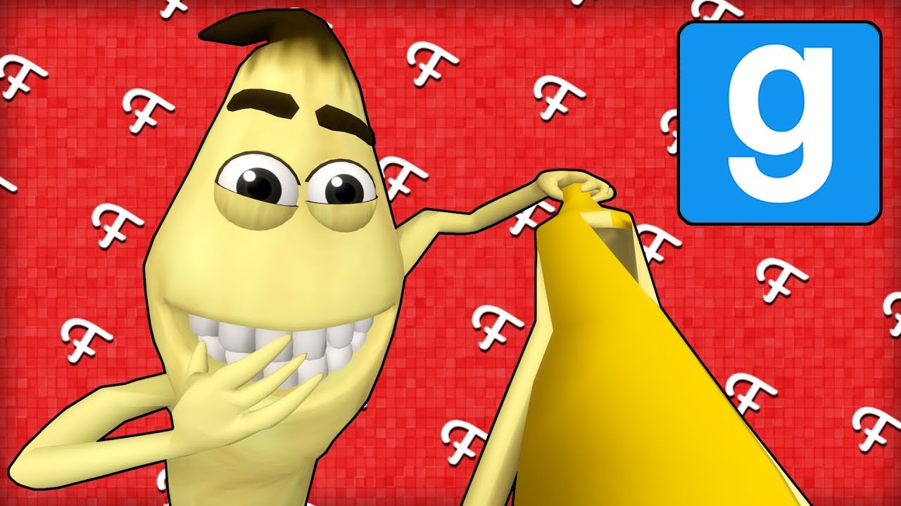 Gmod: Banana Land, Patrick Star House, Creepy Banana Killer! (Garry's Mod Death Run)