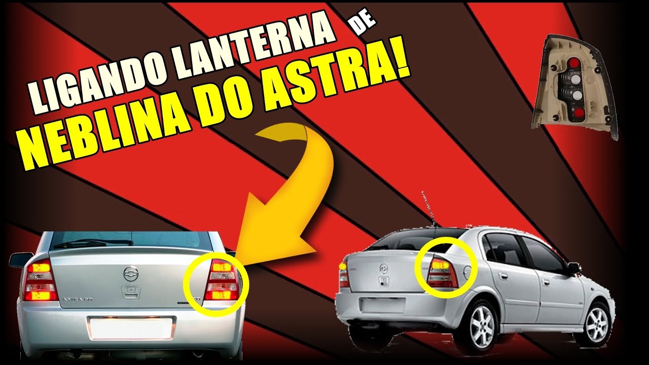 Como ligar lanterna de neblina do astra  lado do passageiro