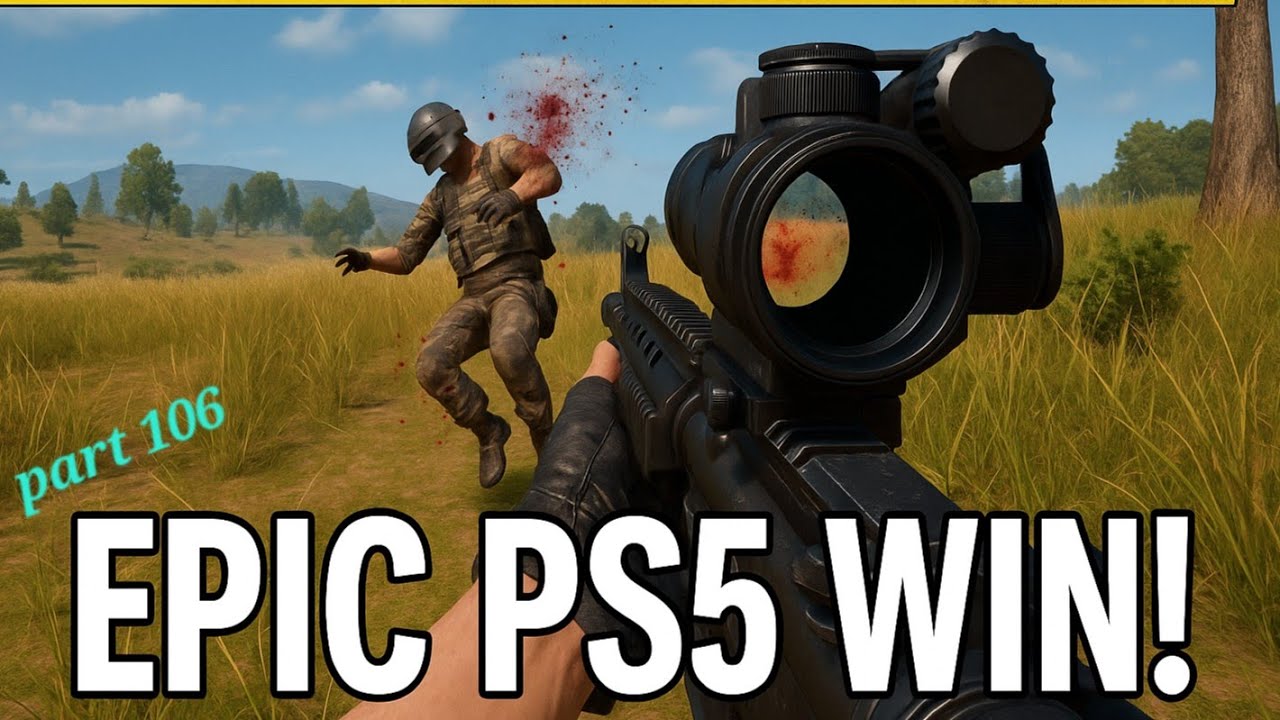 Easy Win ? | PS5 PUBG Chicken Dinner Gameplay