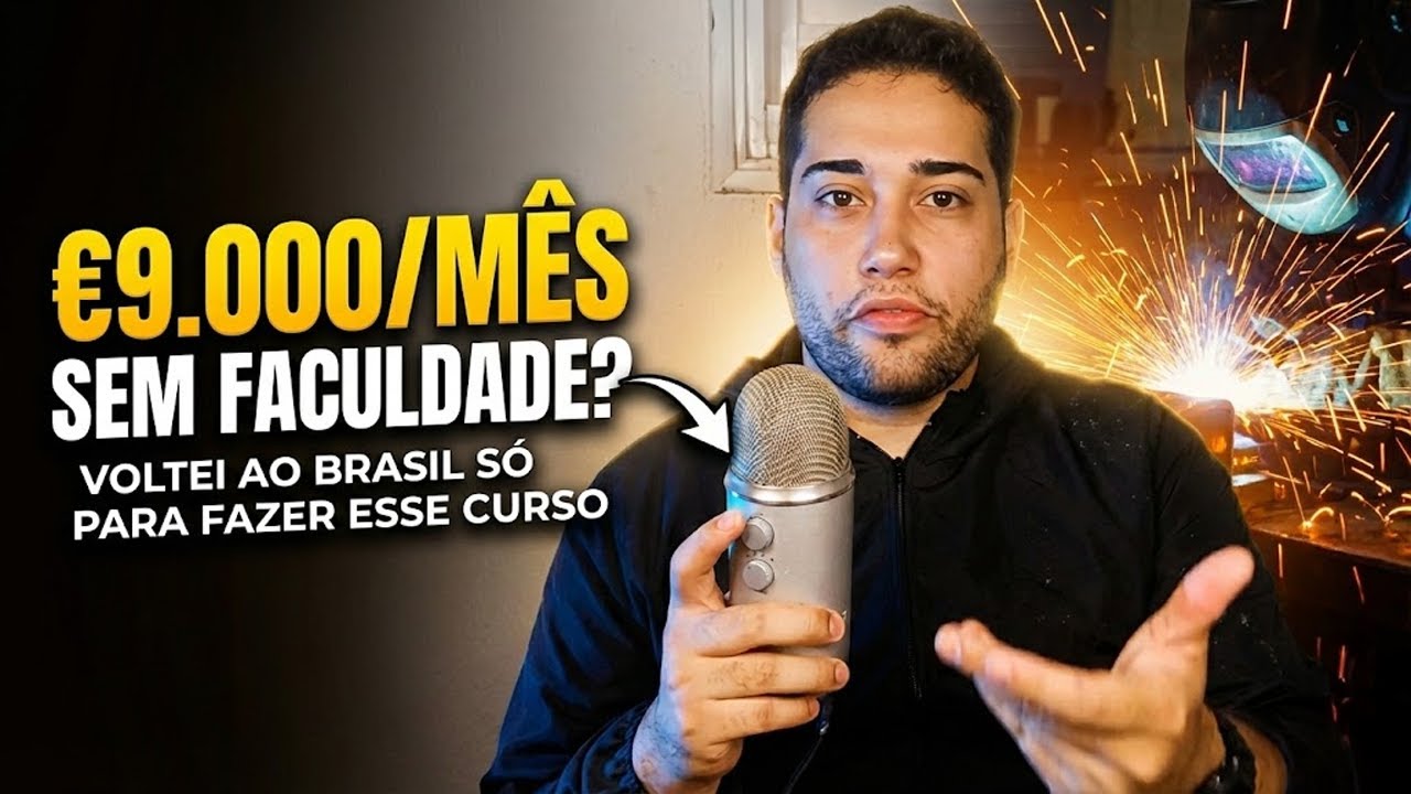 A PROFISSÃO QUE PAGA R$ 50.000 NA ESPANHA (Voltei pro Brasil para aprender)
