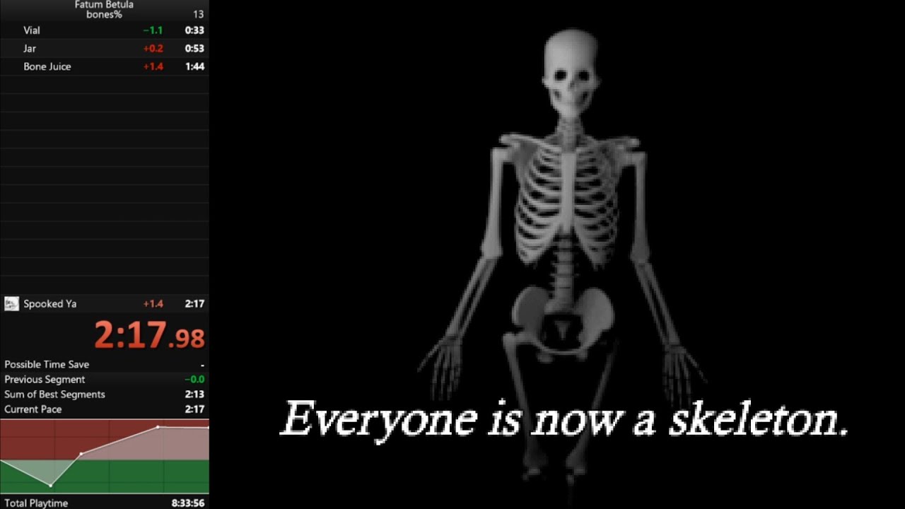 Fatum Betula - bones% speedrun 2:17.98