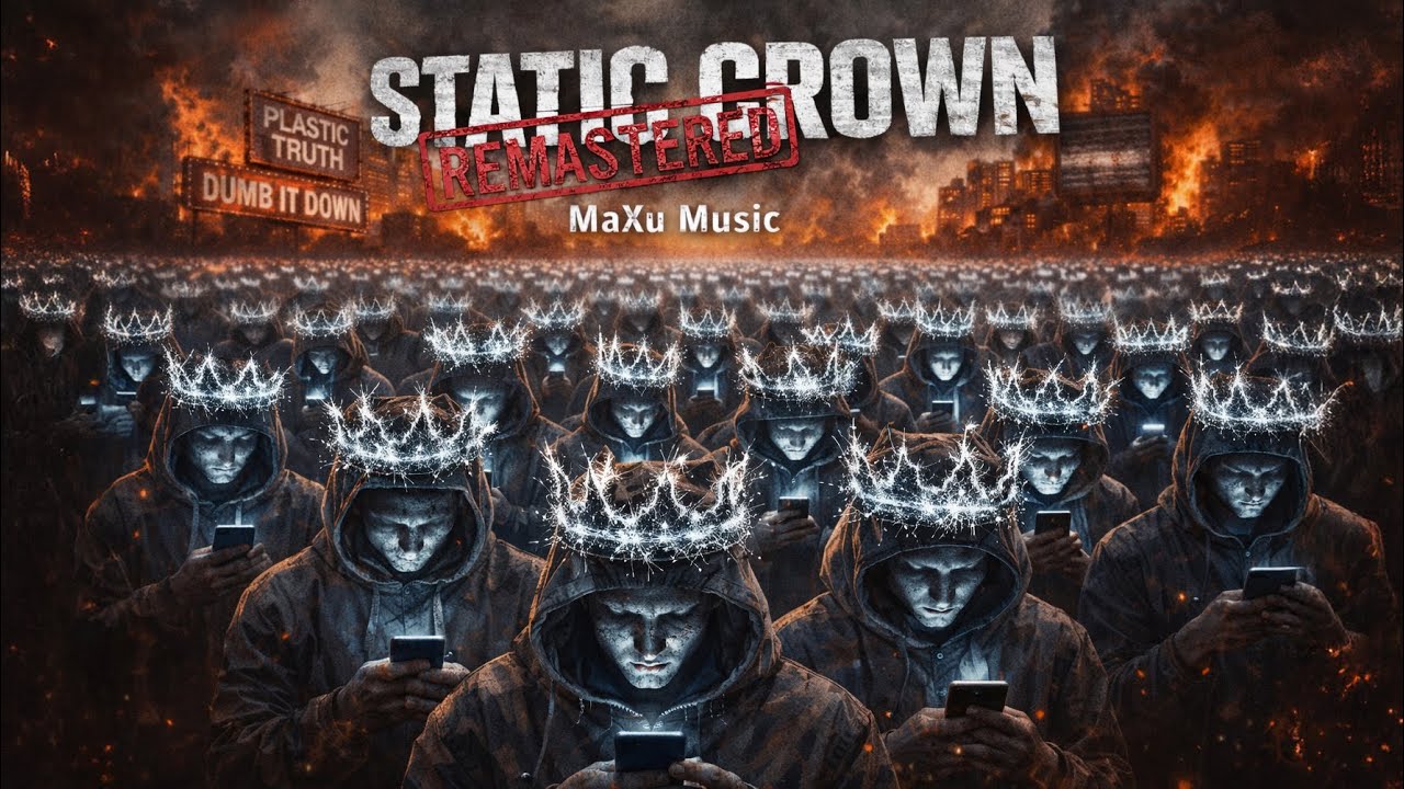 STATIC CROWN | MaXu Music | AI-ASSISTED. HUMAN-DIRECTED | #postgrunge #alternativerock