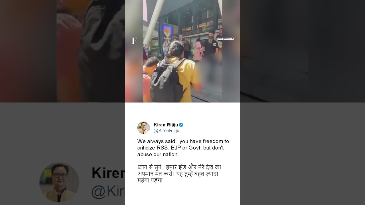 &lsquo;Will Cost You Dearly&rsquo;: Rijiju Slams NY Protesters Over Indian Flag &lsquo;Desecration&rsquo; | N18G