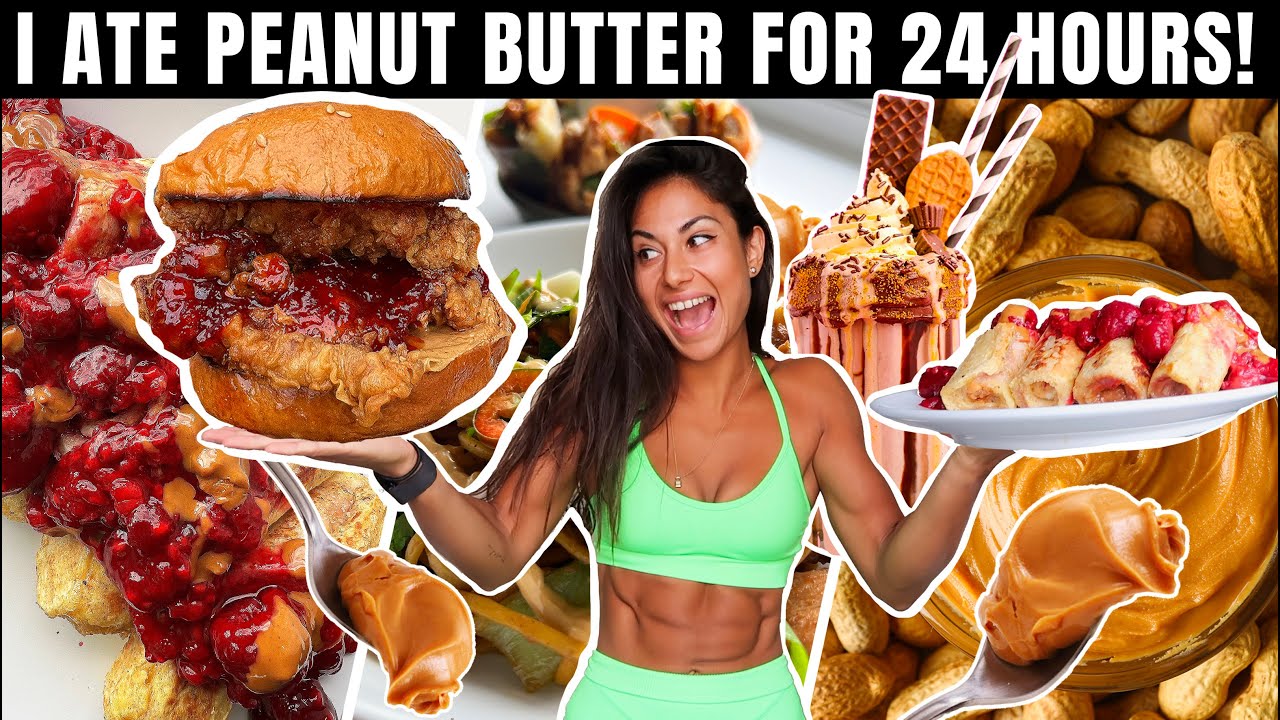 Eating Peanut Butter For 24 Hours!