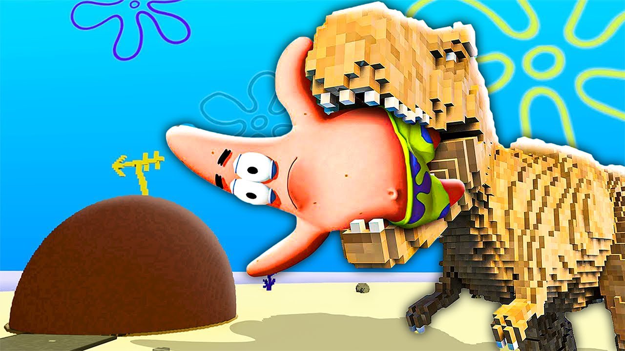 DINOSAUR Zaútočil na DŮM PATRICKA! (Teardown MOD)