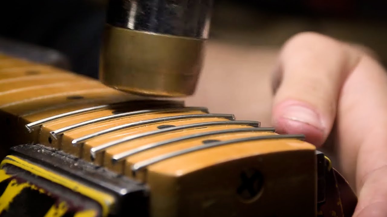 Repair of Fender Electric Guitar| Refret Guide