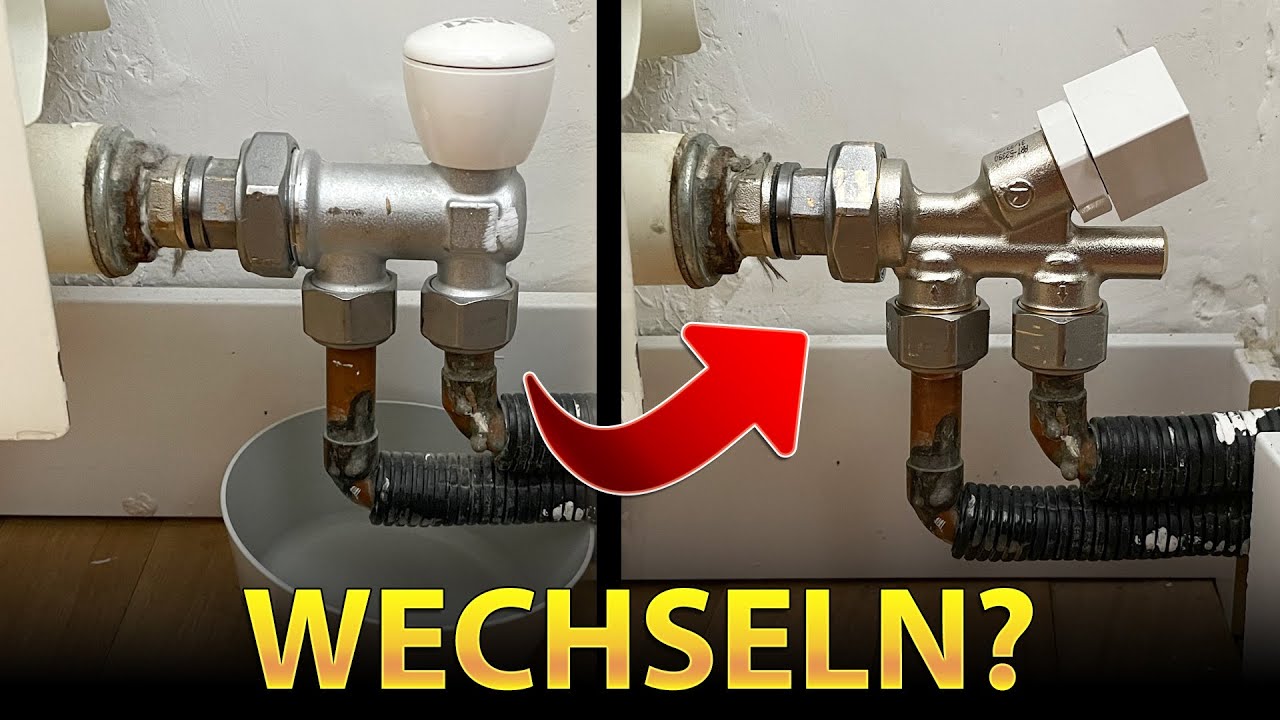 Drehgriff Armatur am HEIZKÖRPER auf Bypass wechseln? 🤯
