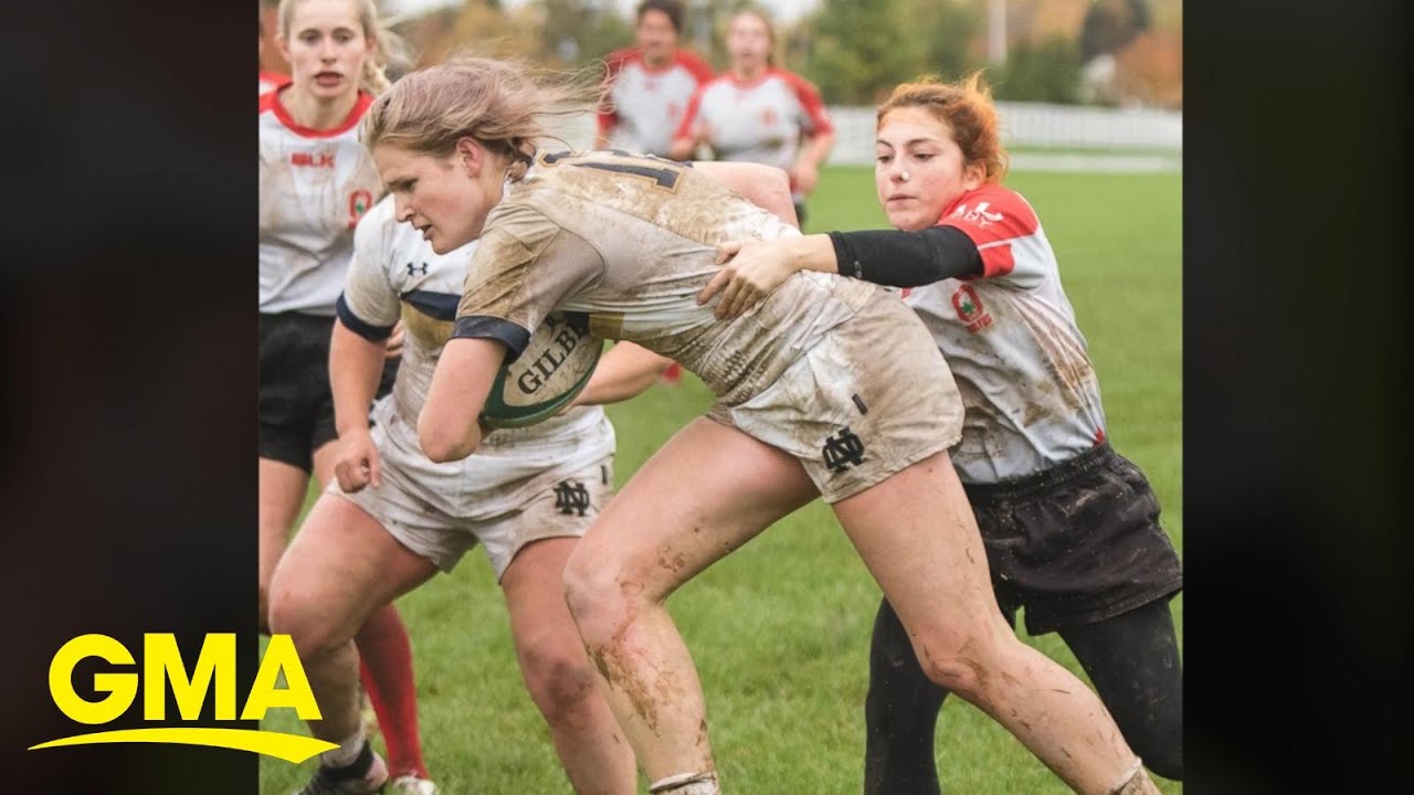 Trans rugby player shines a light on the realities of being trans in sports l GMA