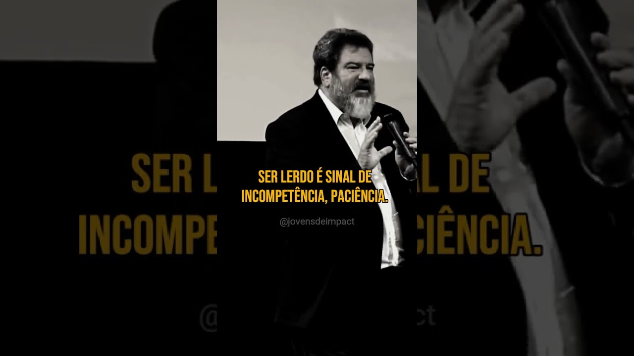 Ser lerdo &eacute; sinal de incompet&ecirc;ncia  cortella 📲✅  #paciencia #ensinamentos #licoesdevida #licao