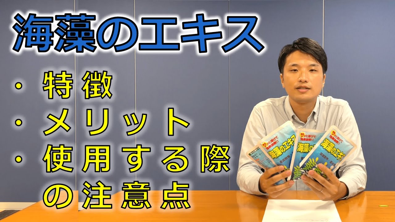 【解説】海藻のエキスの特徴・メリット・使用する際の注意点を6分で徹底解説