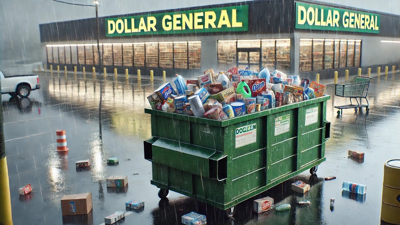 Копание в мусорном баке Dollar General 5 ноября