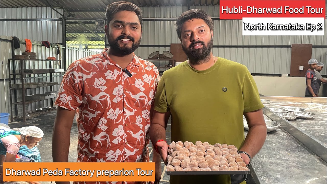 Hubli - Dharwad Food Tour | North Karnataka Ep 2 | Peda Factory Tour | Joladh Roti Oota | MonkVlogs