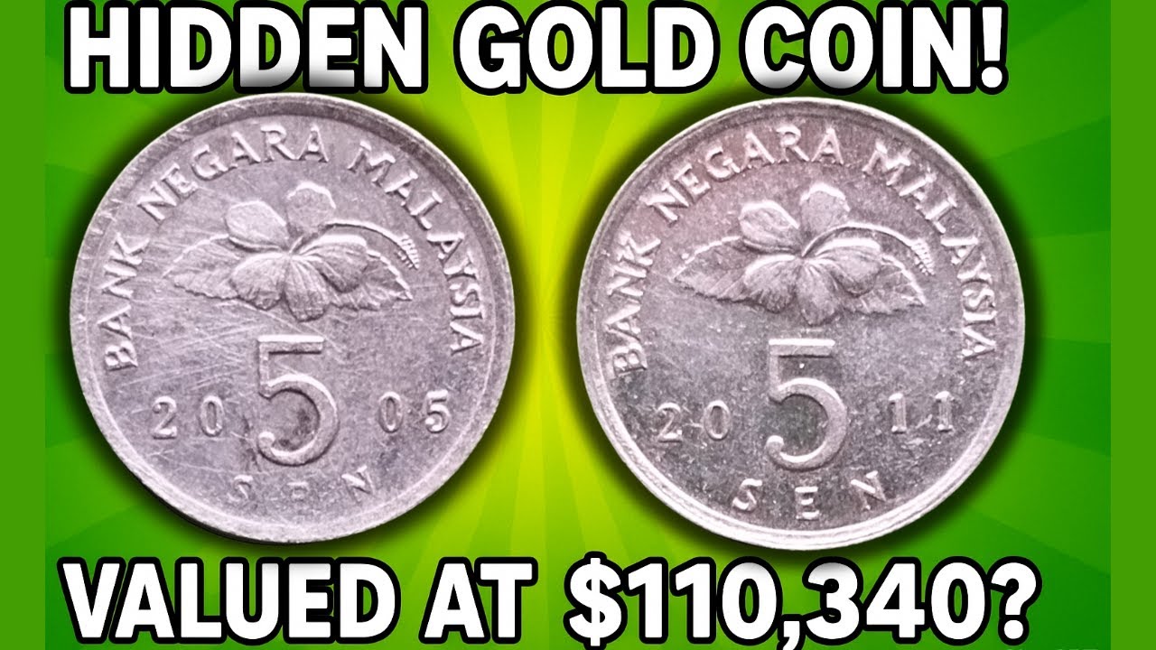 Malaysia 5 Sen Coin Value 2005 vs 2011 | Rare Coins Worth Over $110,000? | Coin Spyder