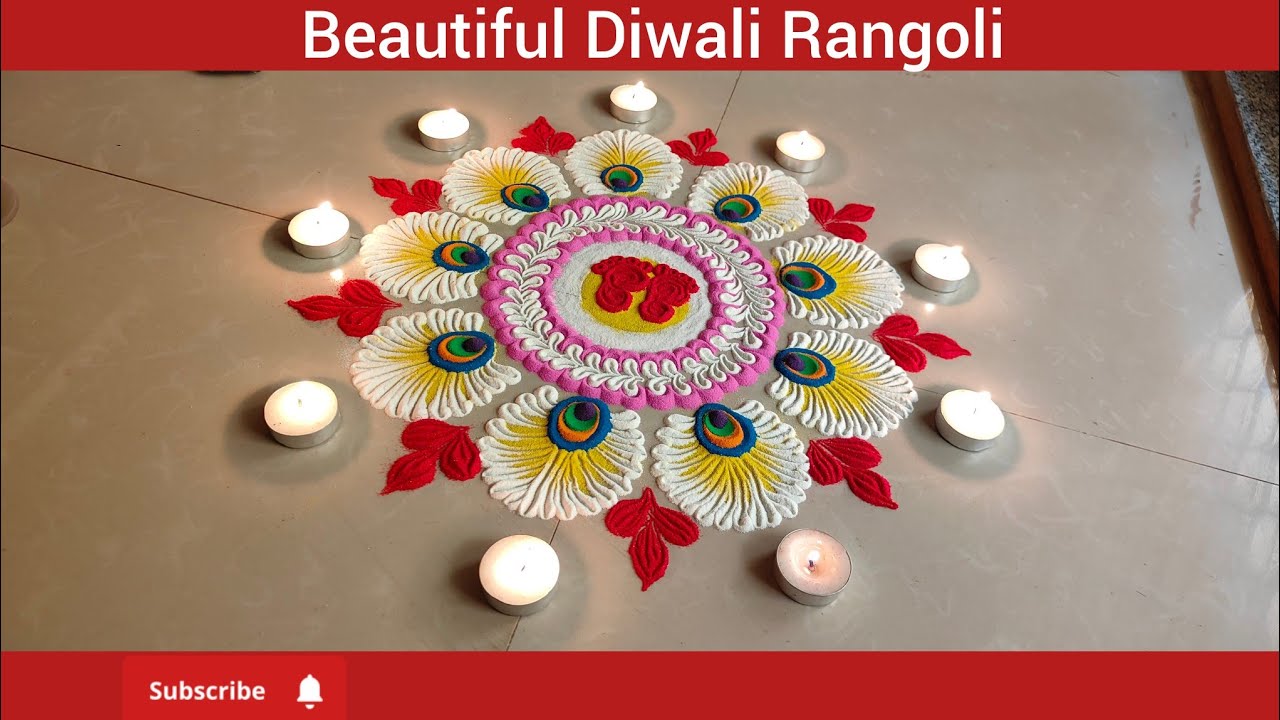 Diwali Rangoli || Festival Rangoli #youtubevideo 