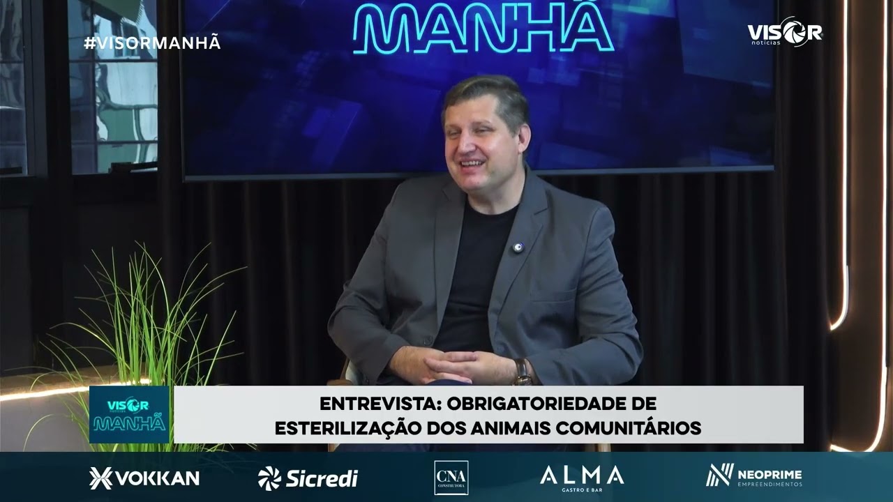 Entrevista: Obrigatoriedade de esterilização dos animais comunitários — Visor Manhã