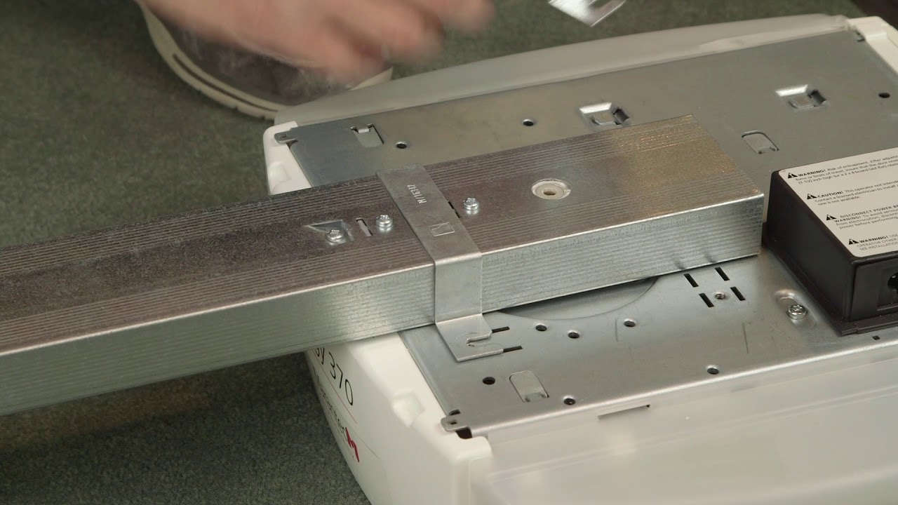 Marantec 3-piece Rail Assembly and Installation