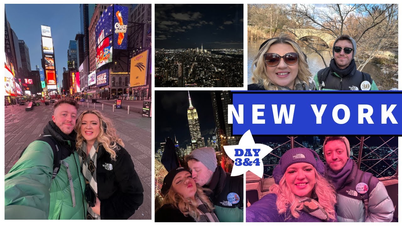 New York Vlog Day 3 & 4 | Central Park, 230 5th Rooftop Bar & Empire State Building | January 2025