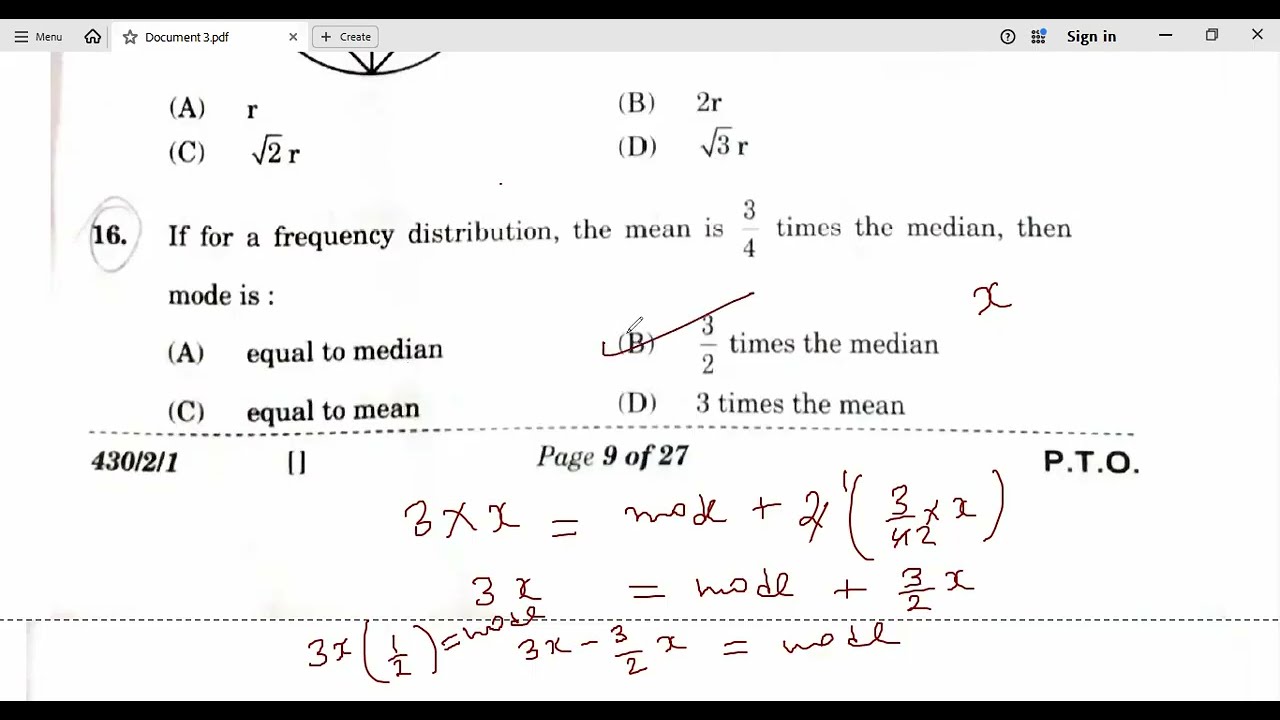 Class10 mathematics paper code 430/2/1 SET - 1 detailed answer key 17 feb 2026 exam #class10maths