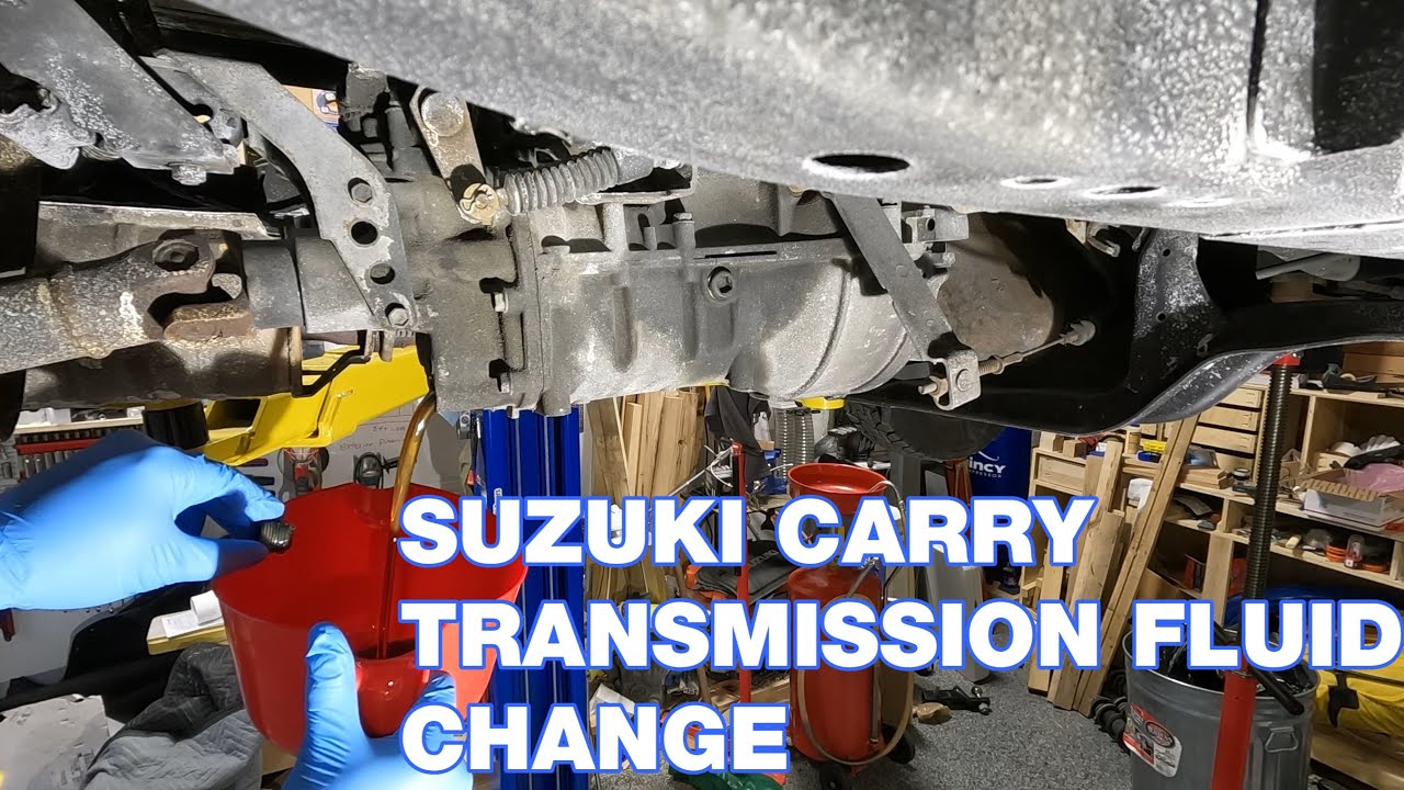 Suzuki Carry - Transmission Fluid Change (Specifically DC51T 2WD, 4WD and others Probably Similar)