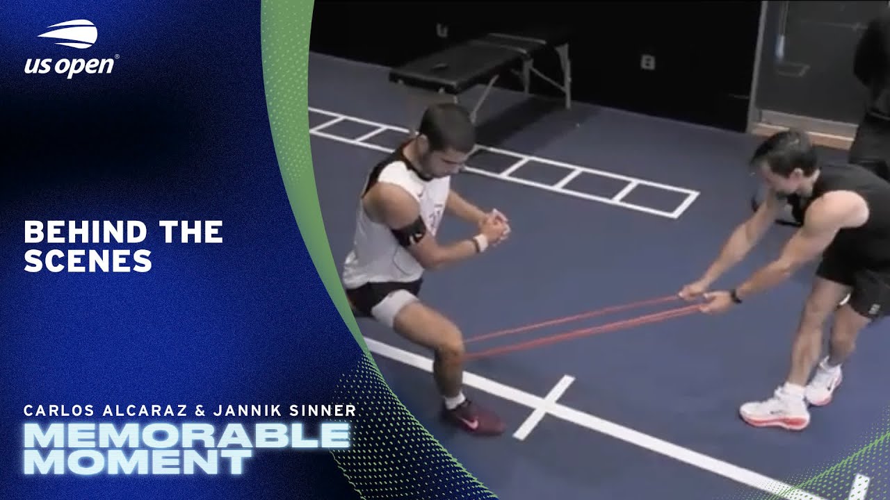Jannik Sinner & Carlos Alcaraz Behind the Scenes Before the Final | 2025 US Open