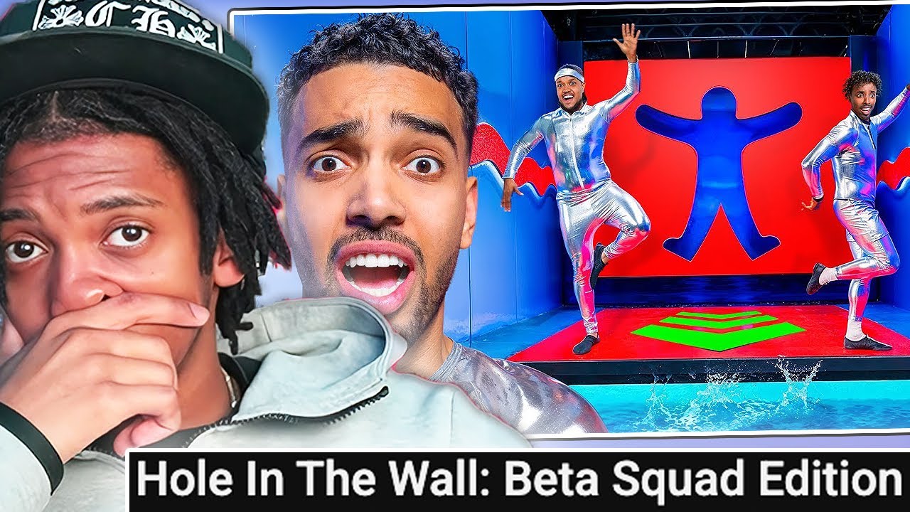 COULDN'T STOP LAUGHING 🤣 | REACTING TO HOLE IN THE WALL: BETA SQUAD EDITION