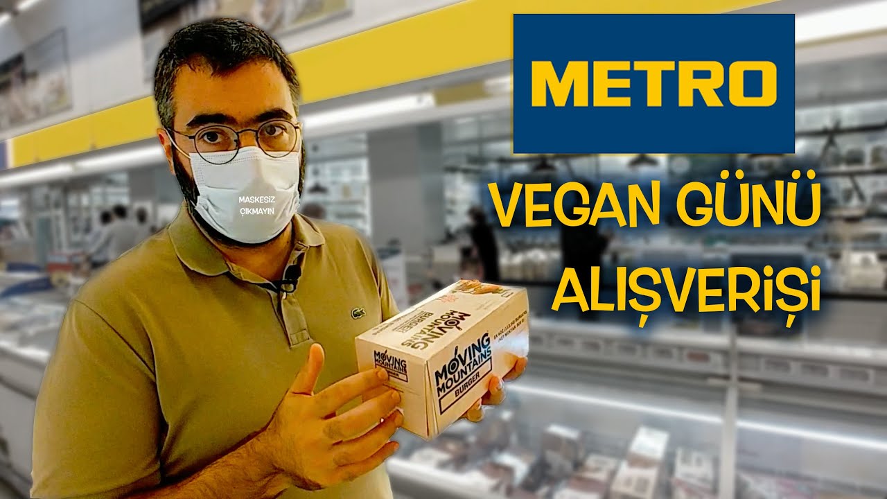 METRO MARKET Vegan Günü Alışverişi | Vegan Burger, Peynir, Sucuk ve daha neler