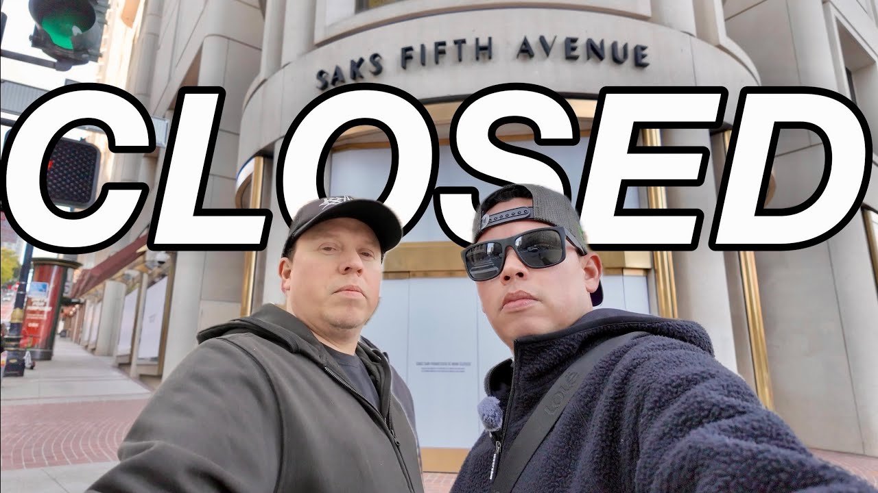 Every store is CLOSED in Union Square San Francisco