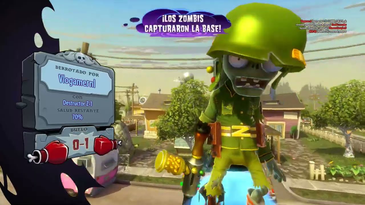 Plants vs Zombies Garden Warfare™  ..AGENTE GUISANTE ..30 Eliminados