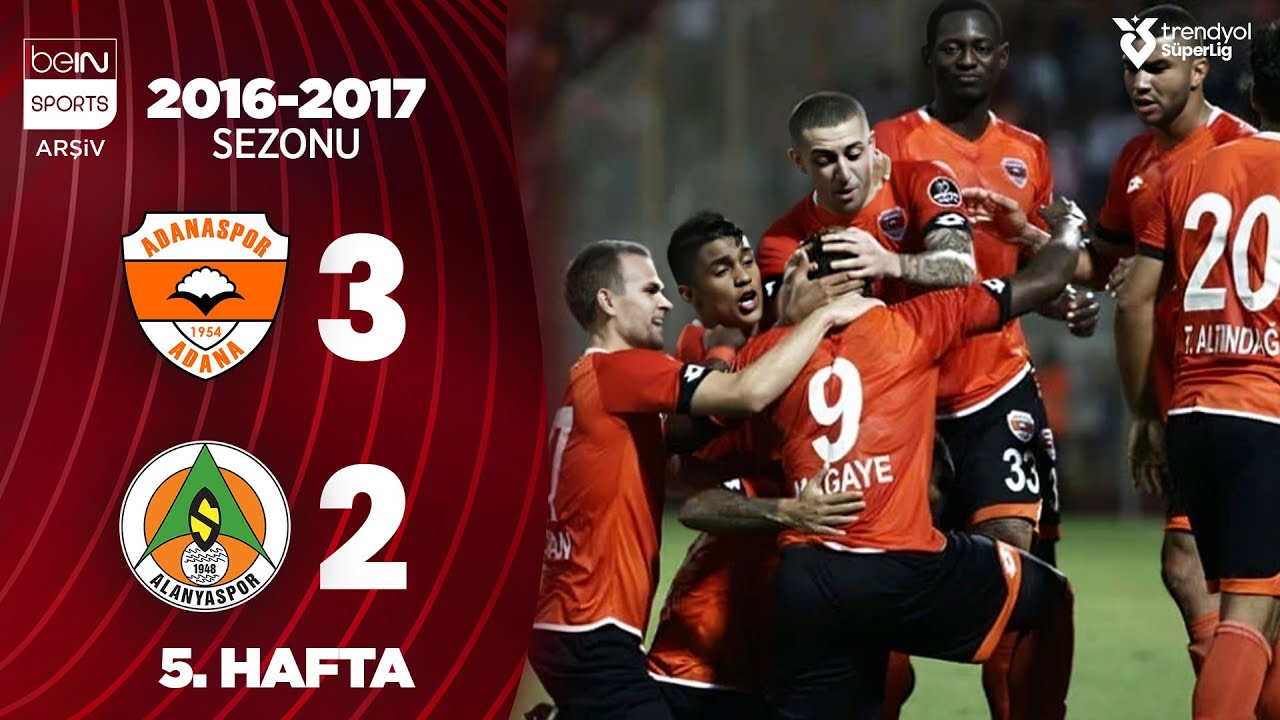 Adanaspor (3-2) Alanyaspor | MA&Ccedil; &Ouml;ZETİ | 5. Hafta - 2016/2017