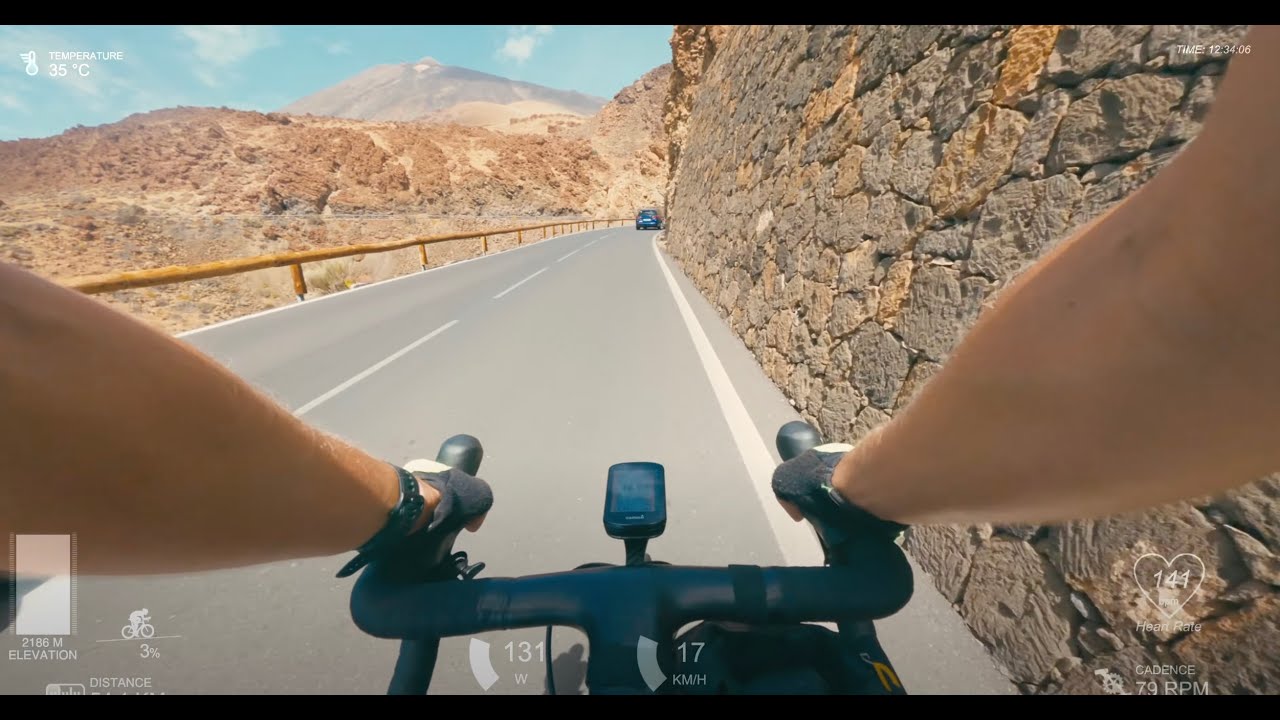 Tenerife Road Cycling - loop around Teide on Canyon Endurace CF SL8