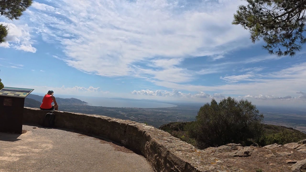 Ultimate Sunshine Indoor Cycling Workout Sant Pere de Rodes to Roses Beach 4K Video