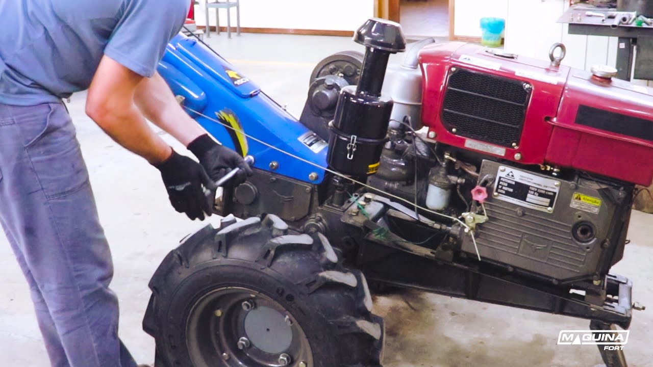 Carreta Traçada Para Micro-trator Importado (MONTAGEM KIT TRAÇÃO)