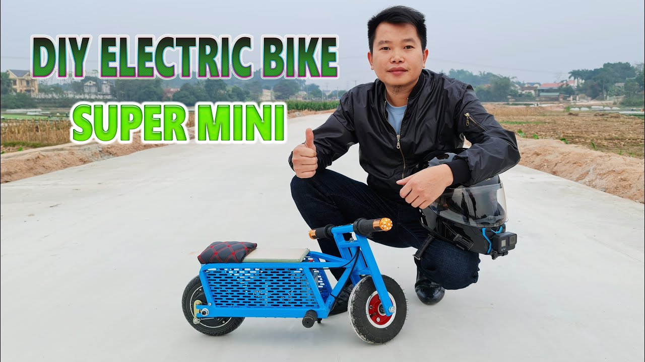 DIY Electric Bike Super Mini 350W 24v At Home