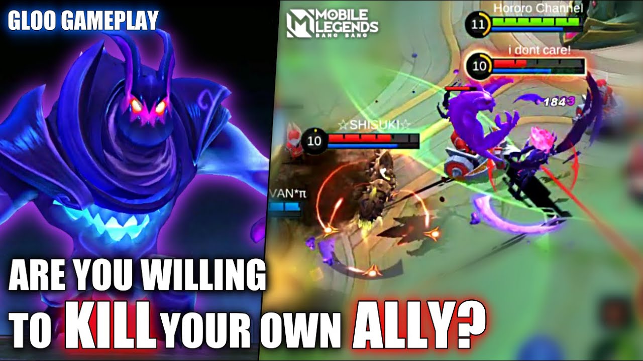 GLOO: IF I DIE, YOU DIE | NEW OP TANK IN MOBILE LEGENDS