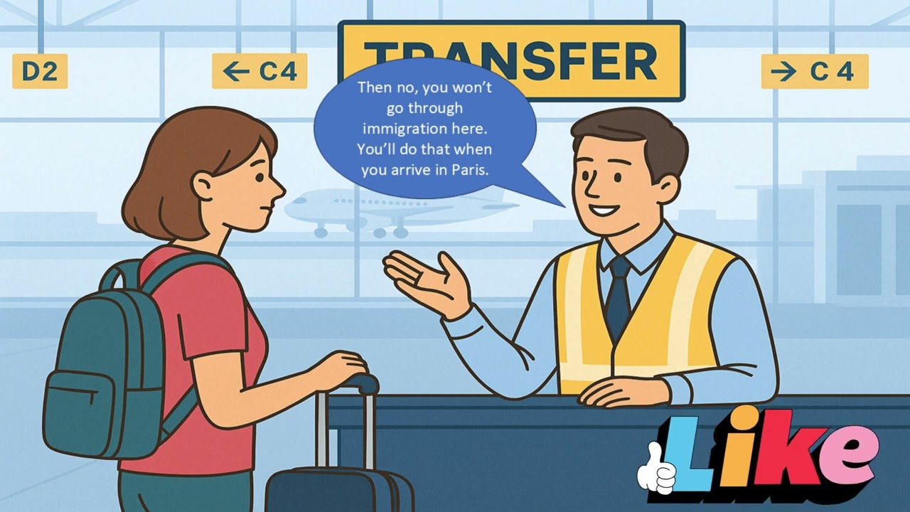 ✈️ Transit & Connecting Flights: What to Say During a Layover