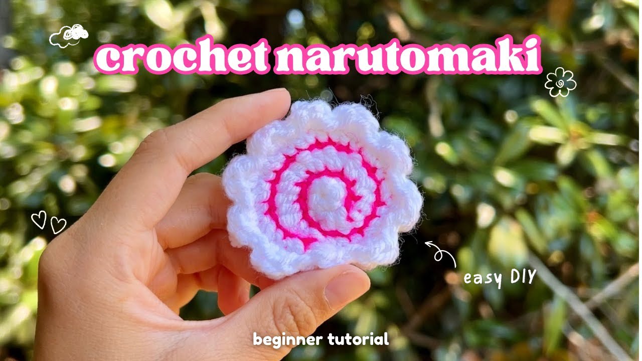 💗 crochet narutomaki || beginner tutorial 💗
