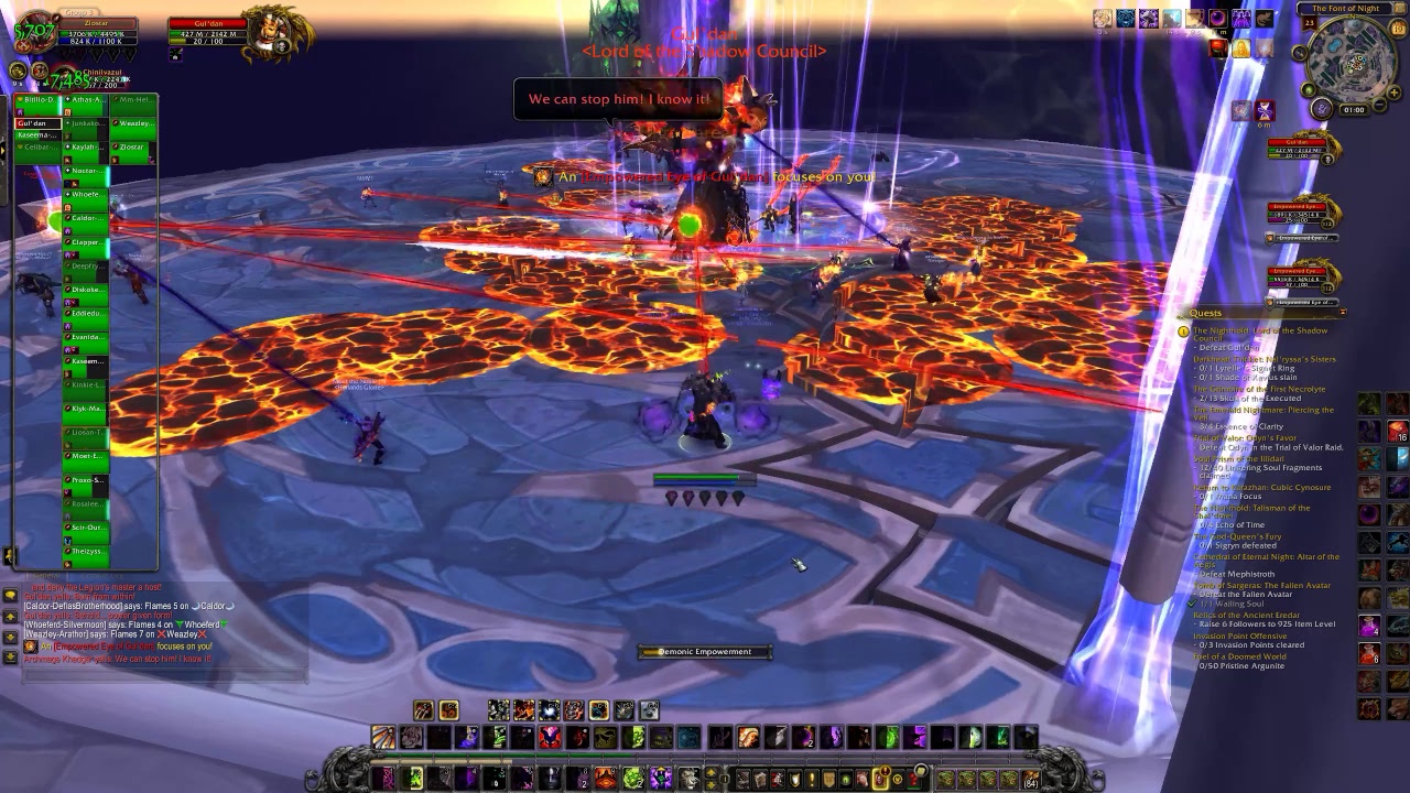 World Of Warcraft Gul'dan boss fight