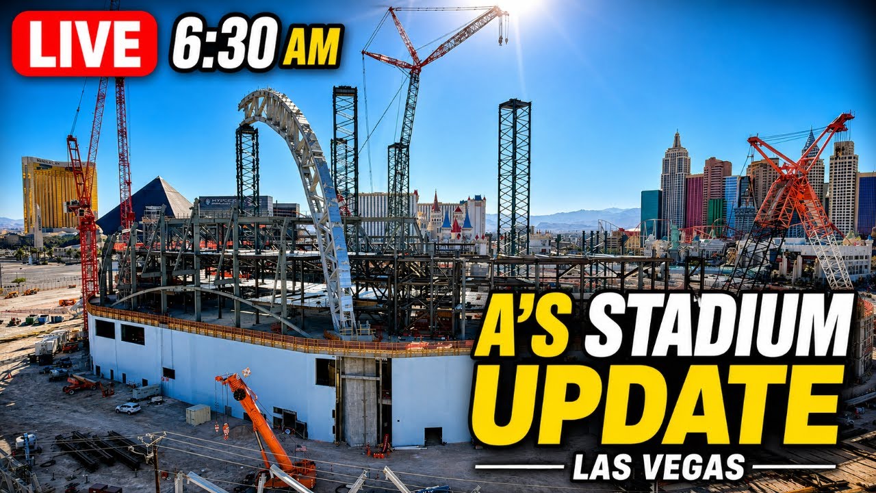 Las Vegas A's Stadium Update LIVE STREAM