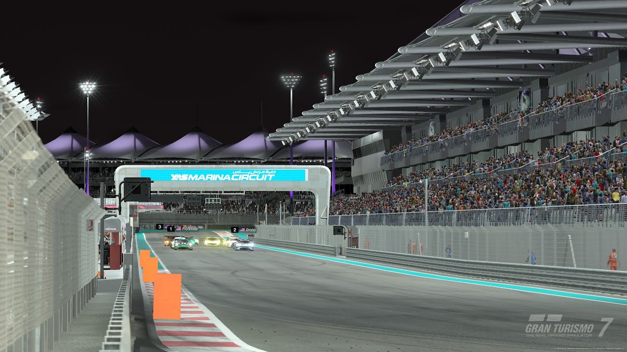 Yas Marina sprint race, Round 4 reverse grid 15min showdown 