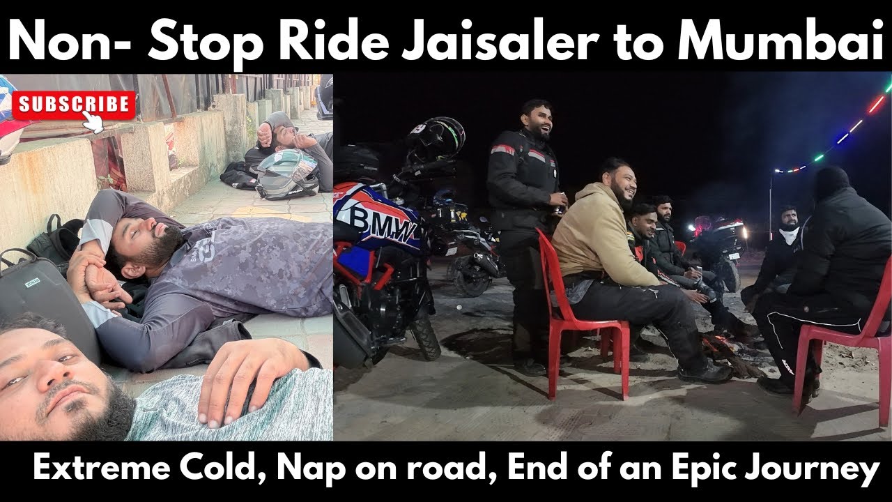 Final Episode | Non-Stop Ride | Jaisalmer to Mumbai | 25 hours | 1100 kms | Extreme & Adventurous