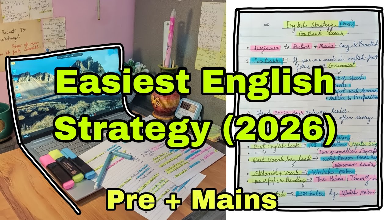 Banking English Strategy for Beginners | Prelims + Mains (2026) #vlog #banking #english #youtube