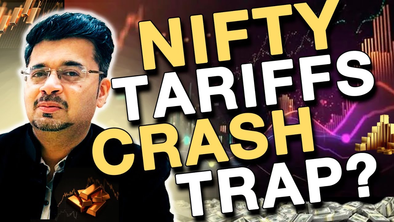 Nifty Prediction Bank Nifty Elliott Wave Analysis| Tariffs Market Crash | Trap?