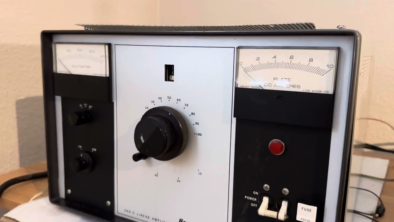 1200 watts on 80 meters Henry 2KD-5 linear amplifier on 120 volts AC